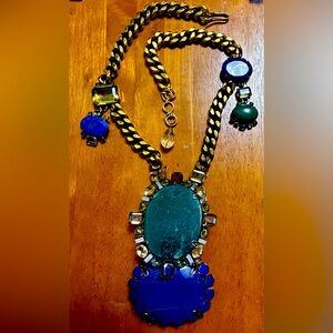 Exquisite Iradji Moini necklace & brooch.  Former Oscar de la Renta designer